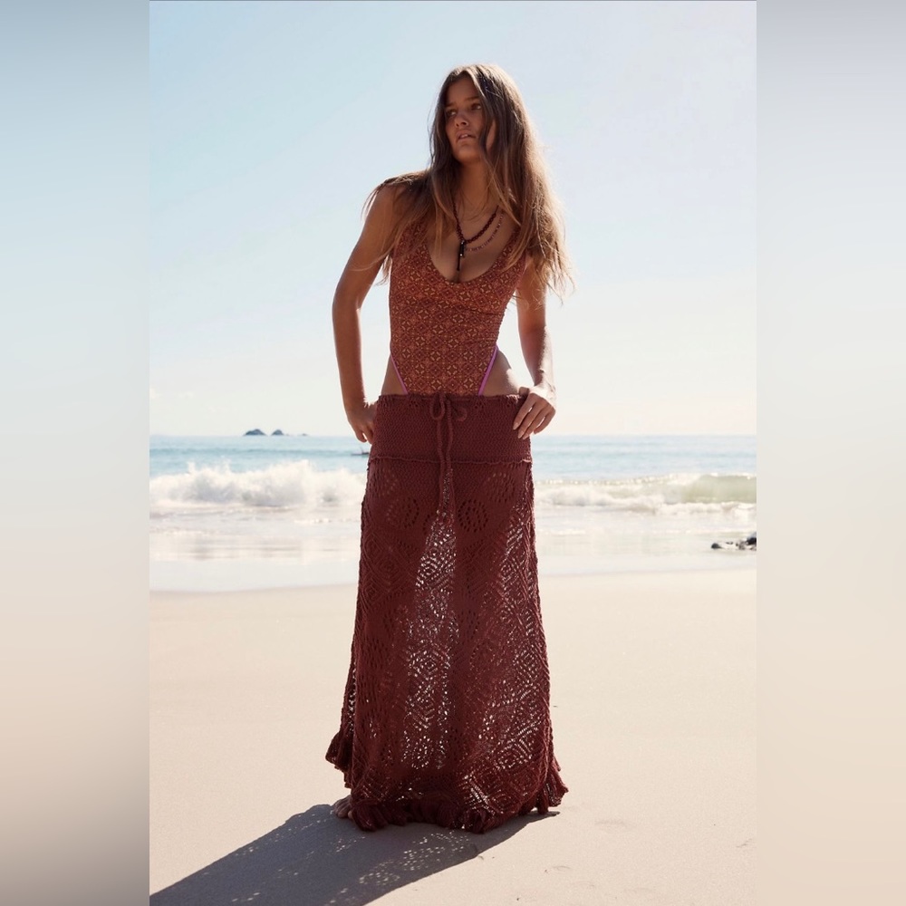 Free People Juanita Maxi Skirt